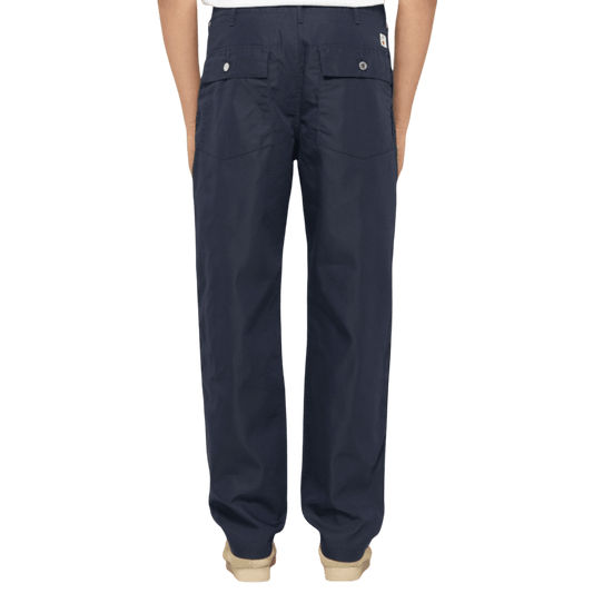 EDWIN - Baker Pant - Ripstop Fabric - Navy - Regent Tailoring Salisbury