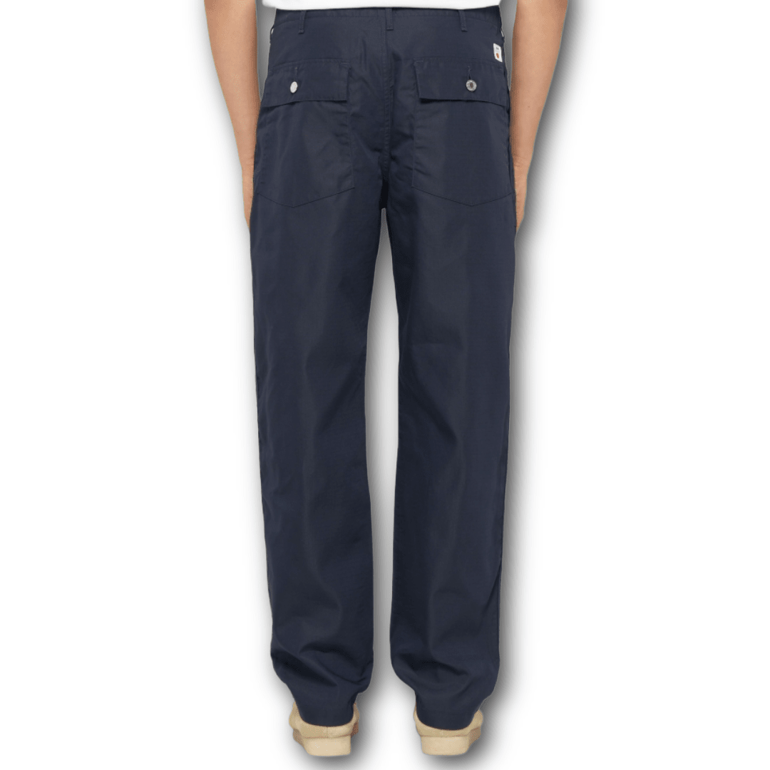 EDWIN - Baker Pant - Ripstop Fabric - Navy - Regent Tailoring Salisbury