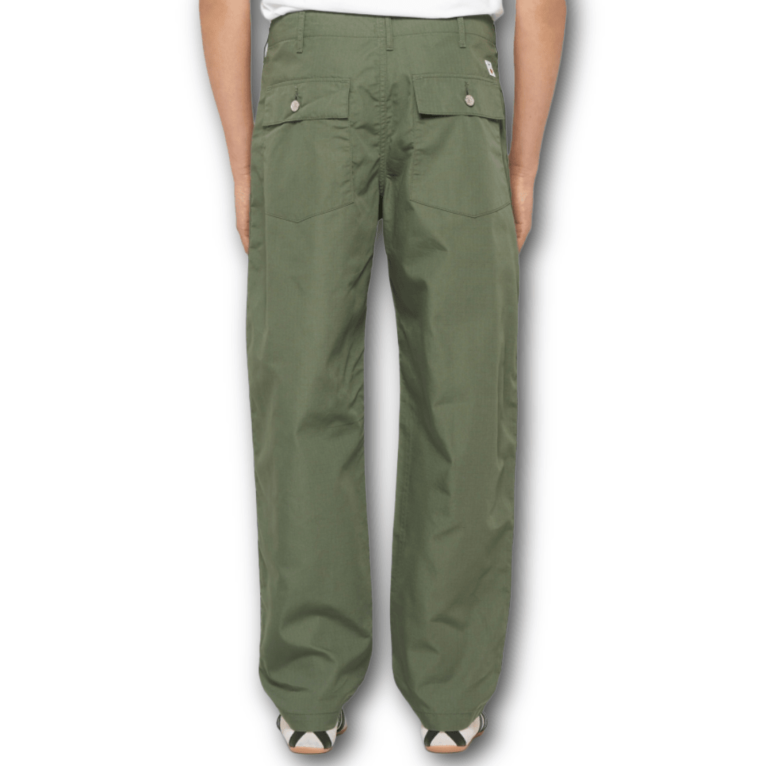 EDWIN - Baker Pant - Ripstop Fabric - Olive - Regent Tailoring Salisbury