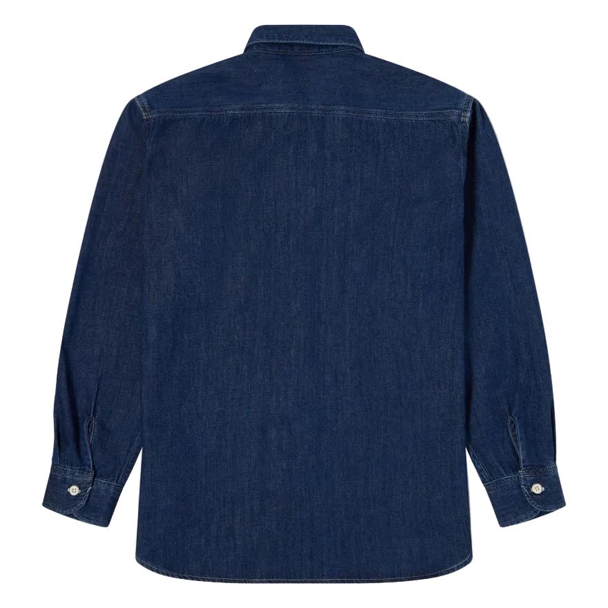 Edwin - Denim Work Shirt - Blue Dark Used - Regent TailoringEdwin