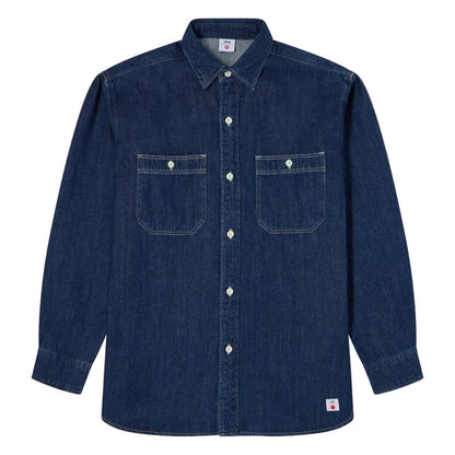 Edwin - Denim Work Shirt - Blue Dark Used - Regent TailoringEdwin