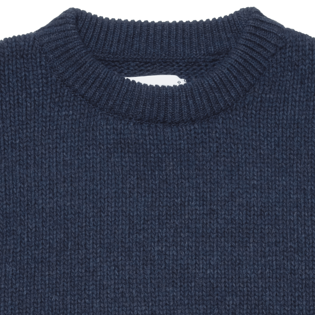 Edwin - Ellis Hibiki Sweater – Navy / Pink - Regent Tailoring Salisbury