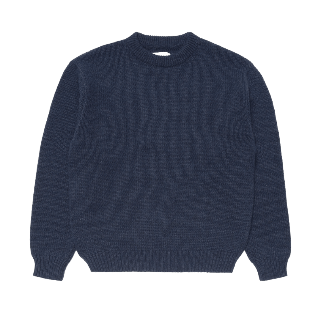 Edwin - Ellis Hibiki Sweater – Navy / Pink - Regent Tailoring Salisbury