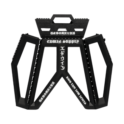 Edwin - Folding Stool - Black/White - Regent Tailoring Salisbury