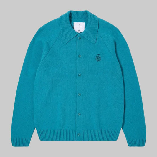 Edwin - Mars Polo Cardigan - Baltic - Regent TailoringEdwin