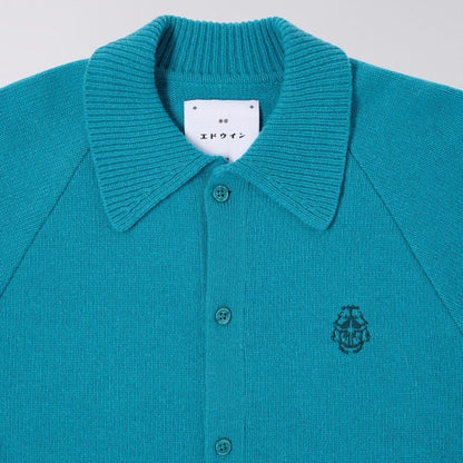 Edwin - Mars Polo Cardigan - Baltic - Regent TailoringEdwin
