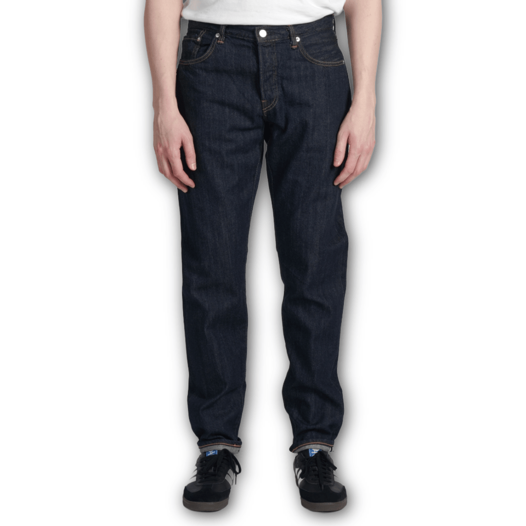 EDWIN - Regular Tapered Jeans 10.5oz Kaihara Denim - Blue-Rinsed - Regent Tailoring Salisbury