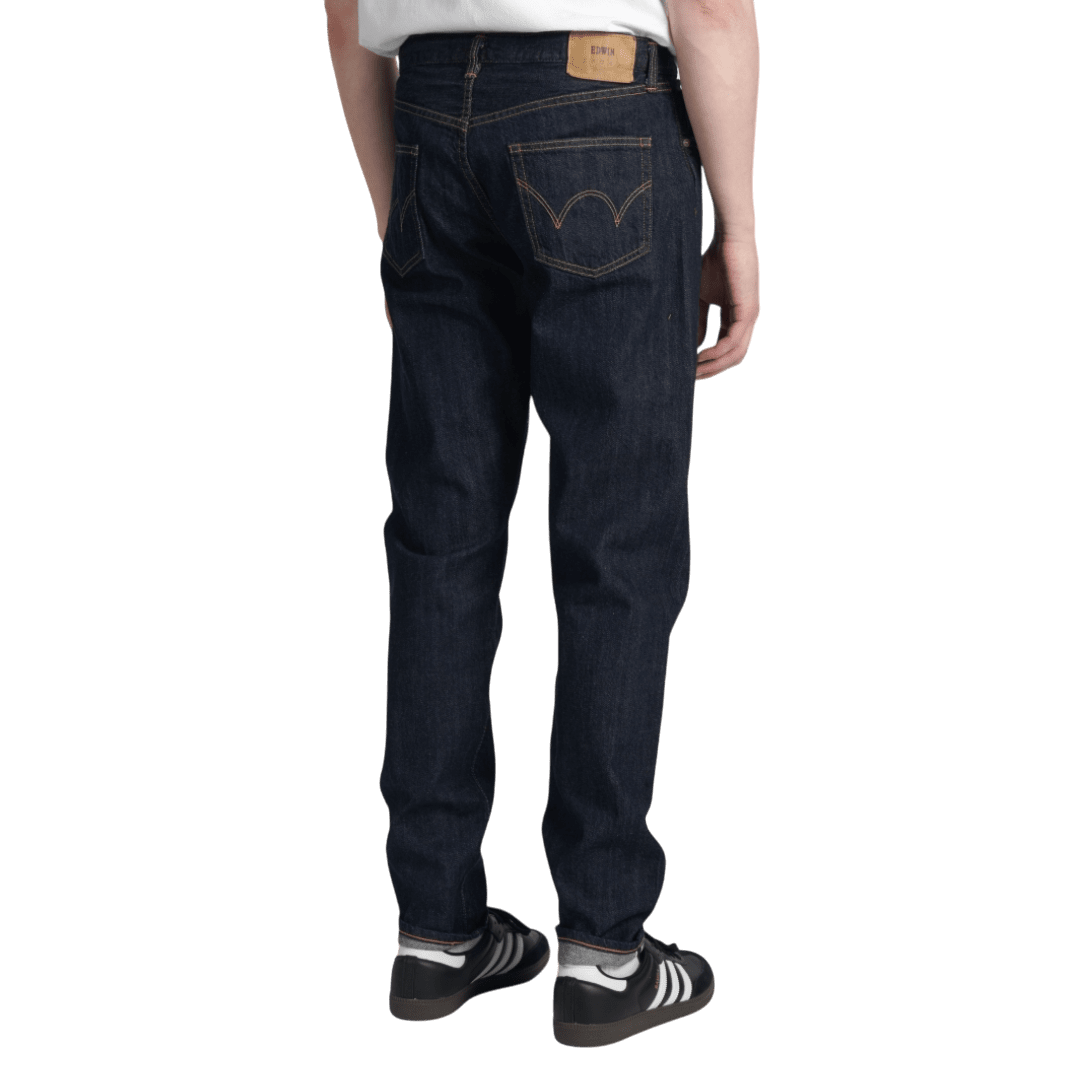 EDWIN - Regular Tapered Jeans 10.5oz Kaihara Denim - Blue-Rinsed - Regent Tailoring Salisbury