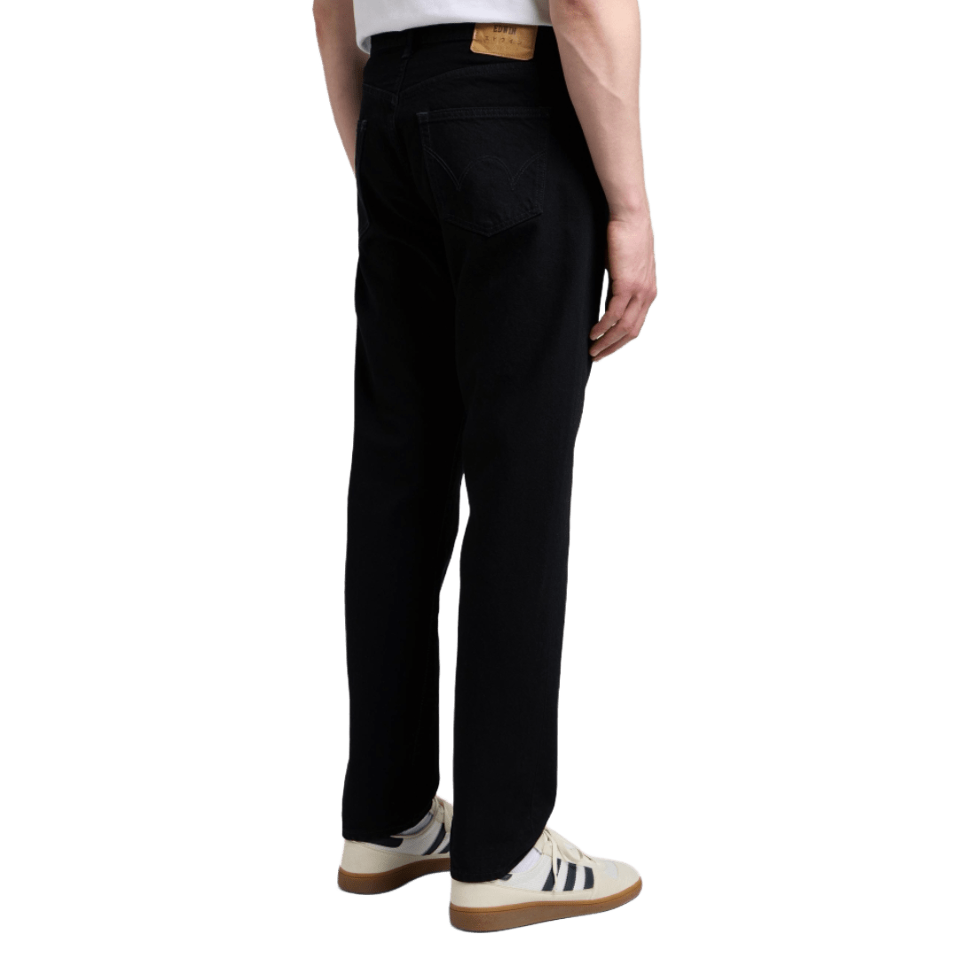 Edwin - Regular Tapered Jeans - Black Unwashed - Regent Tailoring Salisbury
