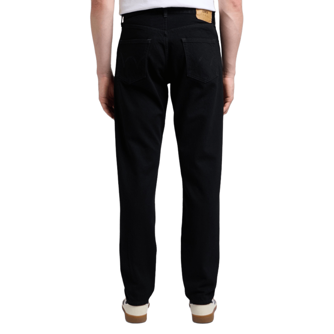 Edwin - Regular Tapered Jeans - Black Unwashed - Regent Tailoring Salisbury