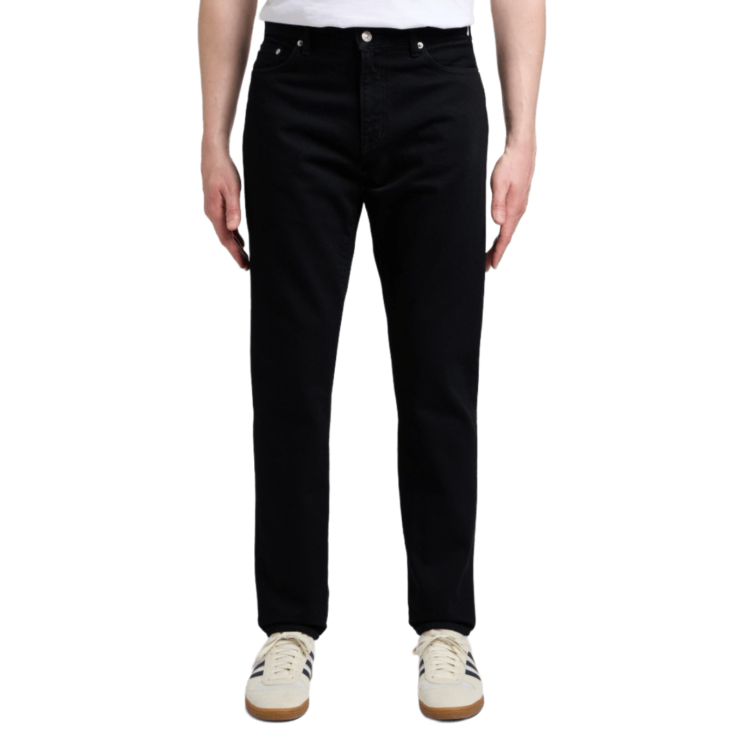 Edwin - Regular Tapered Jeans - Black Unwashed - Regent Tailoring Salisbury