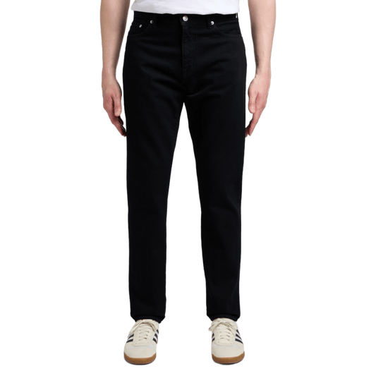 Edwin - Regular Tapered Jeans - Black Unwashed - Regent Tailoring Salisbury