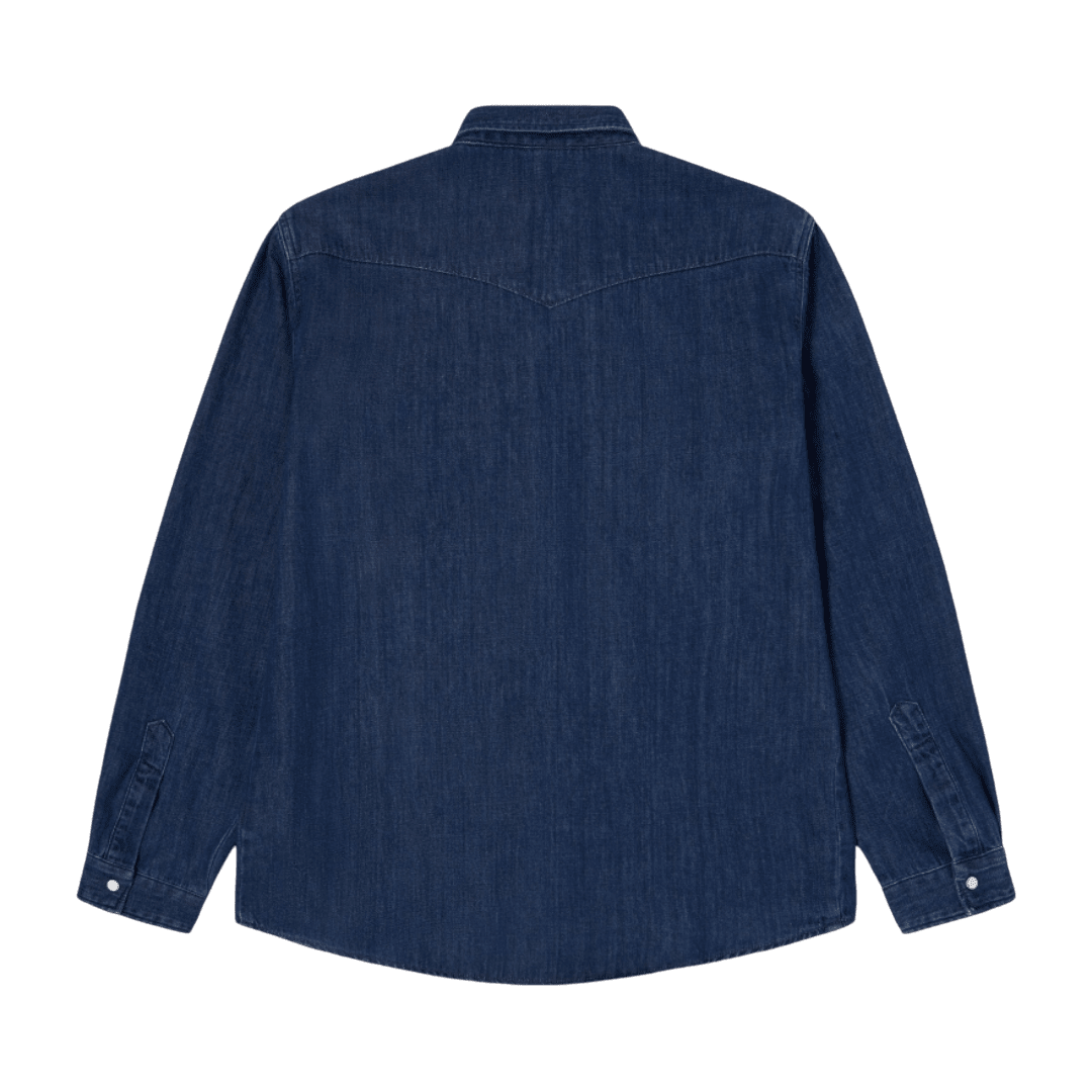 Edwin - Western Shirt - Blue/Dark Used - Regent Tailoring Salisbury