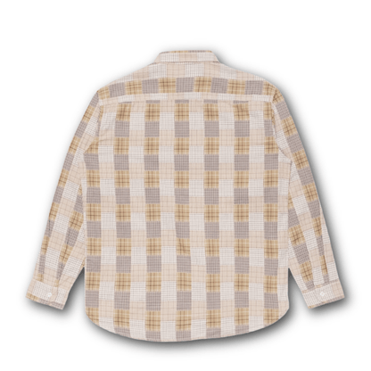 Edwin - Work Shirt - Patchwork Dobby Fabric - Regent Tailoring Salisbury