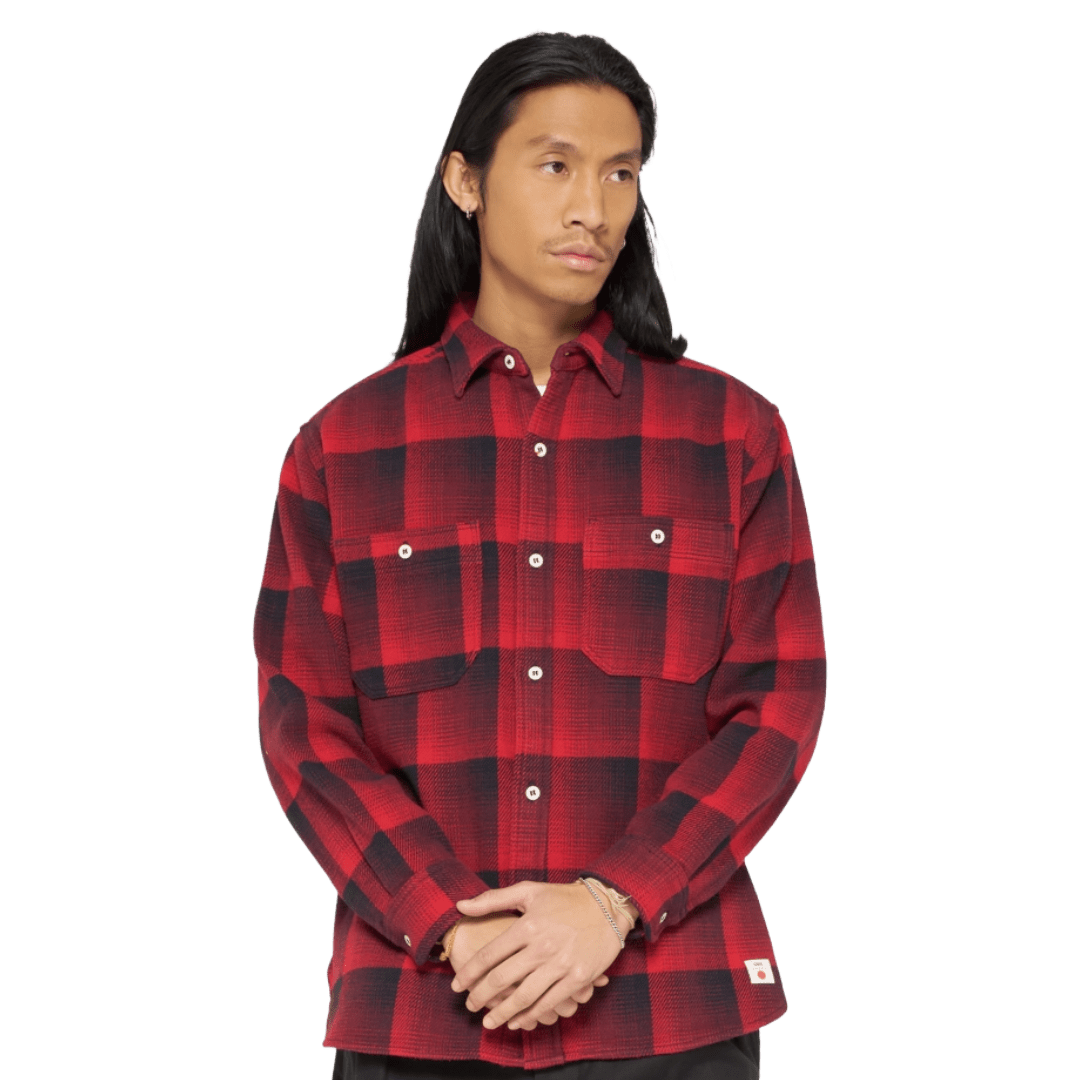 Edwin - Work Shirt - Red - Regent Tailoring Salisbury