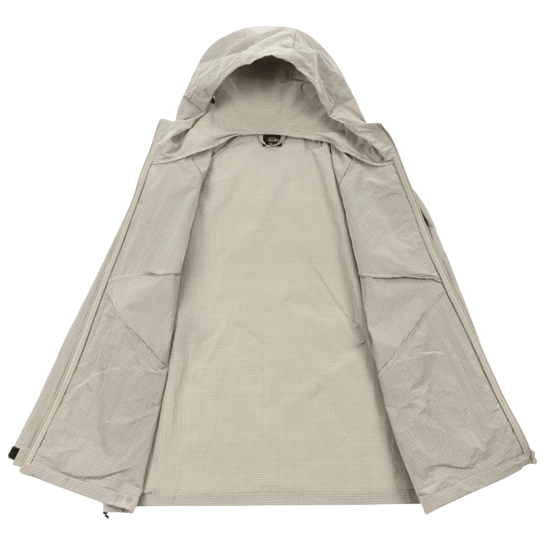 Elliker - Arkle Zip Ripstop Jacket - Stone - Regent Tailoring Salisbury