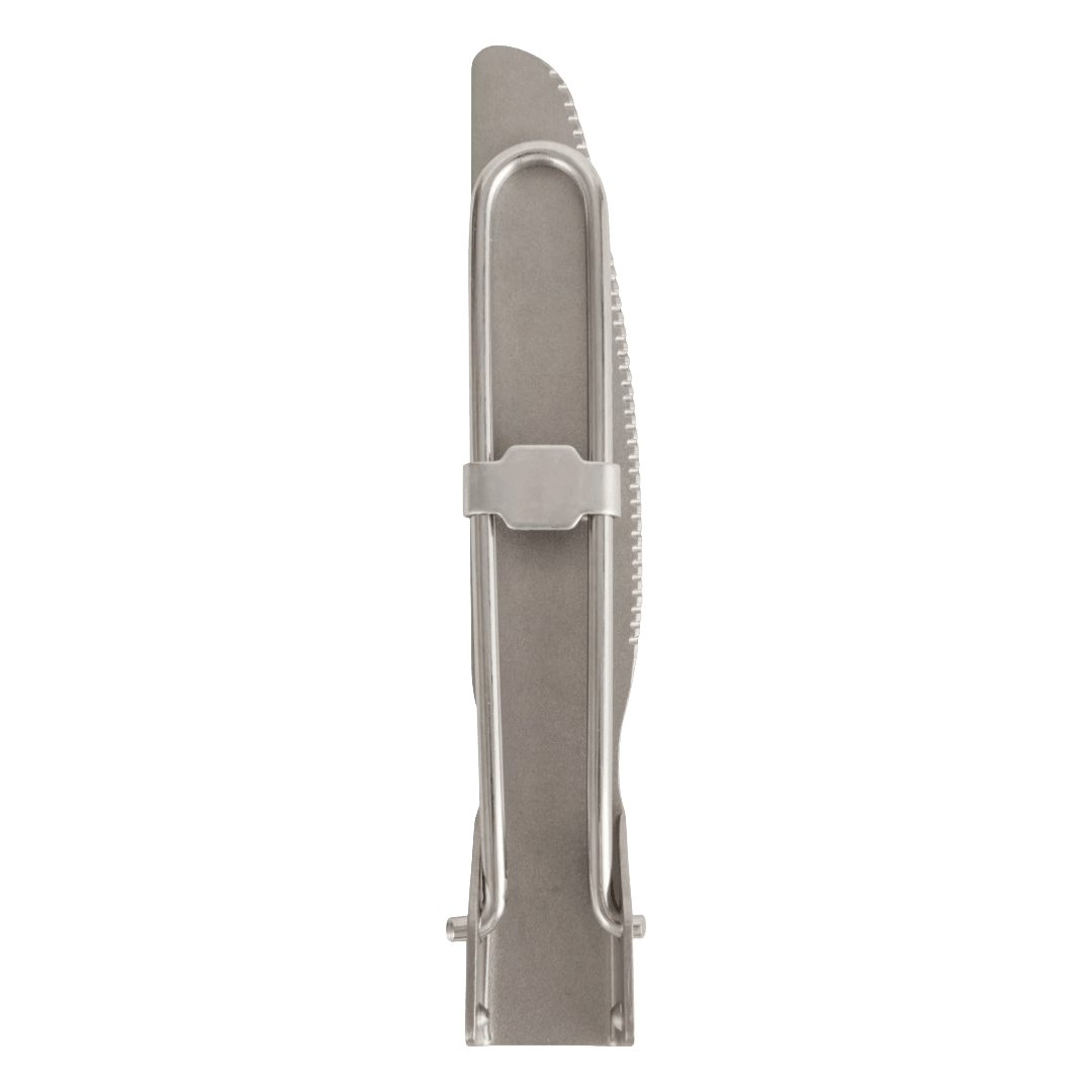 Elliker - Beldon 3 Piece Foldable Cutlery - Titanium - Regent Tailoring Salisbury