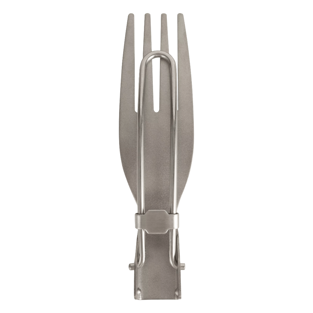 Elliker - Beldon 3 Piece Foldable Cutlery - Titanium - Regent Tailoring Salisbury