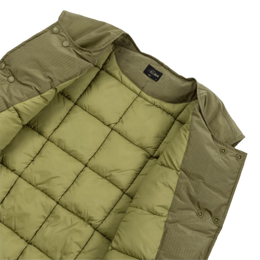 Elliker - Bruk Insulated Vest - Olive - Regent Tailoring Salisbury
