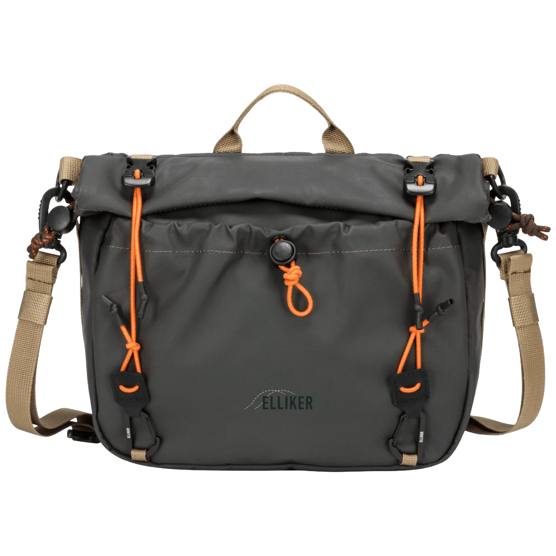 Elliker - Nidder Roll Top Crossbody Bag 6L - Dark Green - Regent Tailoring Salisbury