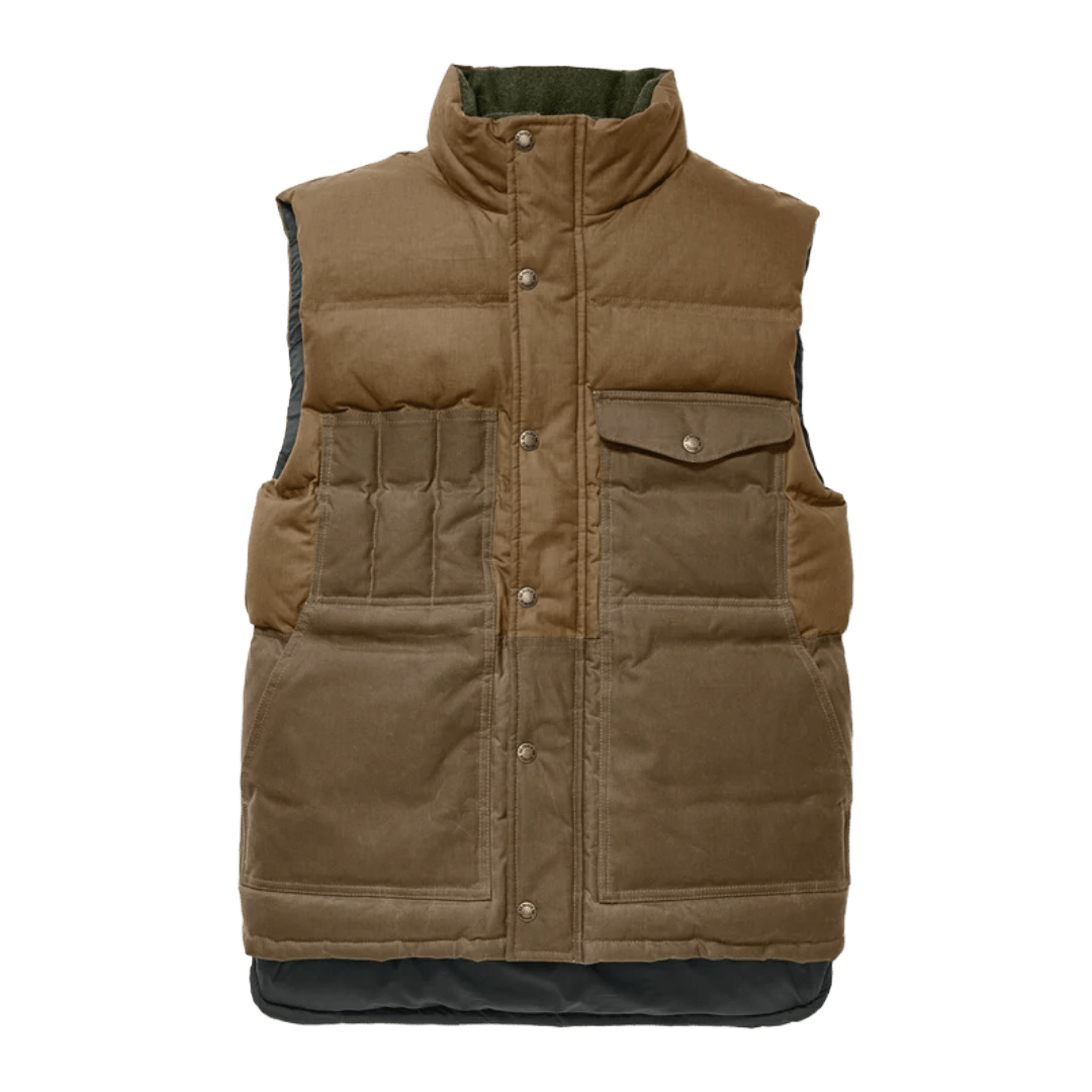 Filson - Down Cruiser Vest - Dark Tan - Regent Tailoring Salisbury