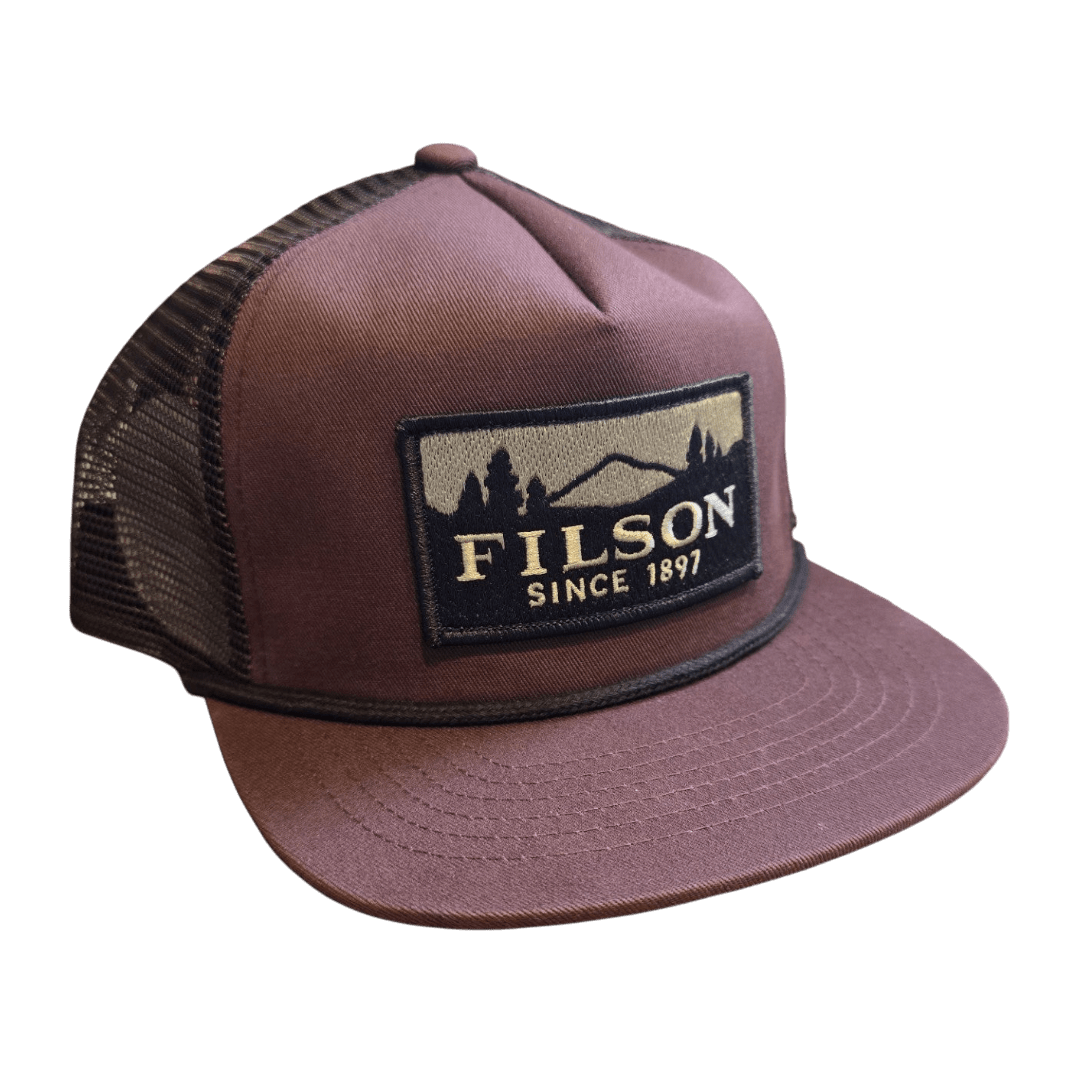 Filson - Logger Cap - Mesh/Burgundy - Regent Tailoring Salisbury
