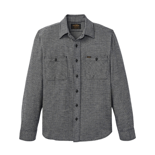 Filson - Rangeland Flannel Shirt - Navy/Tan Plaid - Regent Tailoring Salisbury