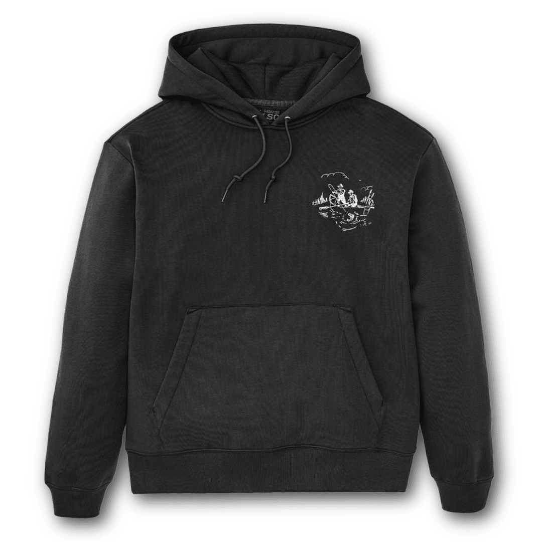 FILSON - Trout Graphic Hoodie - Faded Black - Regent TailoringFilson