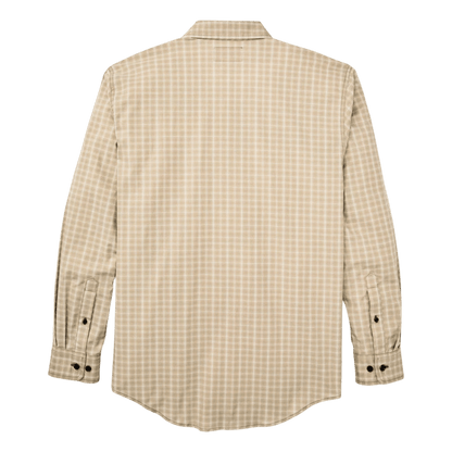 FILSON - Twin Lakes Sports Shirt - Tan/ Cream Plaid - Regent Tailoring Salisbury