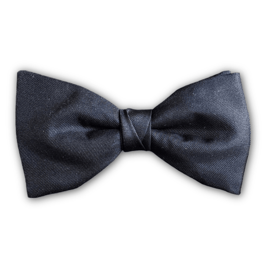Fixed Bow Tie - Silk - Black - Regent TailoringRegent