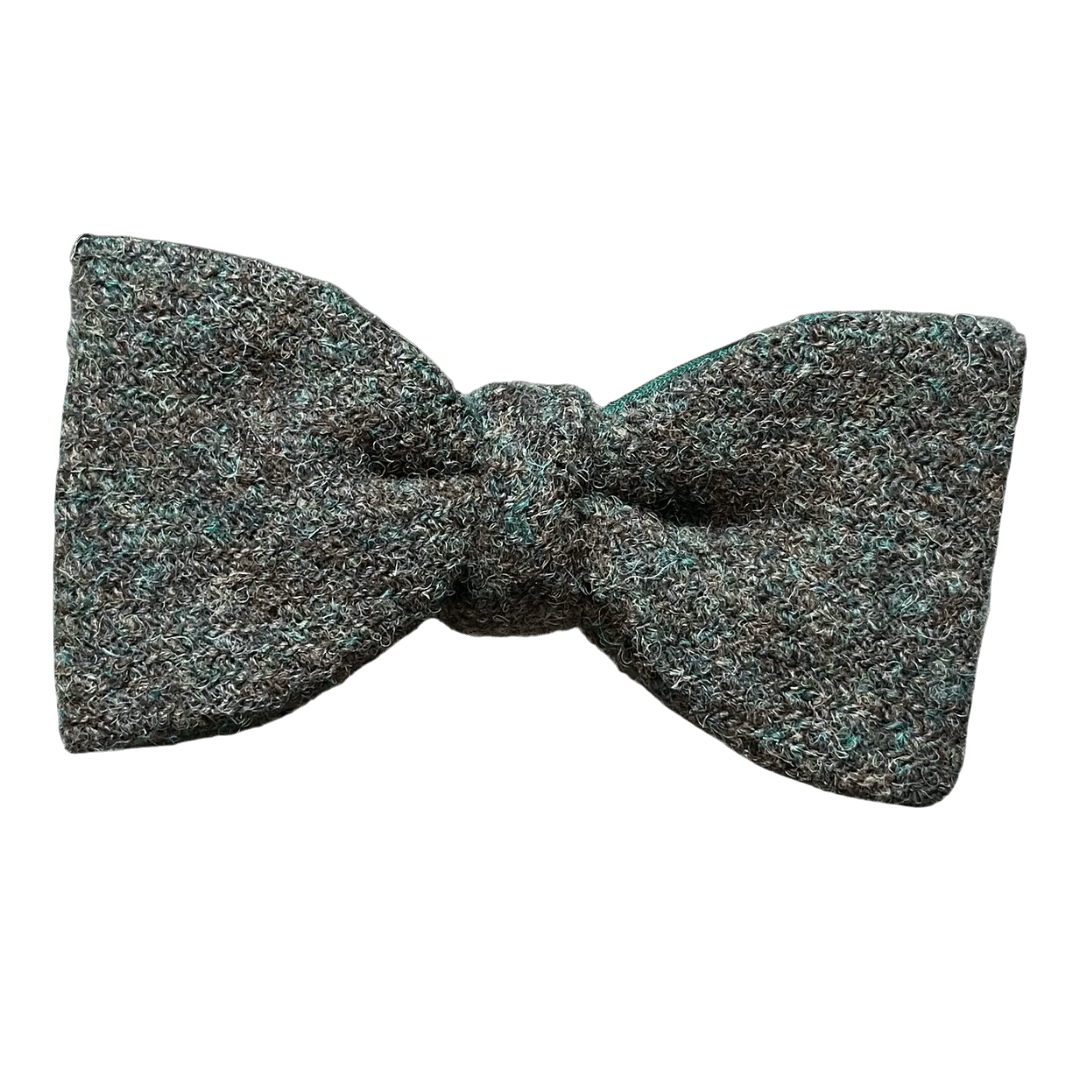 Fixed Bow Tie - Wool - Green Tweed - Regent Tailoring Salisbury