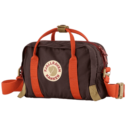 Fjällräven - Kånken Koncept Crossbody - Black Oak/Rowan Red - Regent Tailoring Salisbury