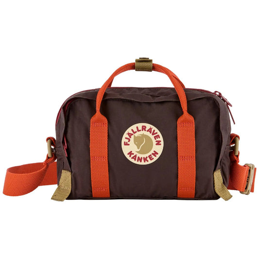 Fjällräven - Kånken Koncept Crossbody - Black Oak/Rowan Red - Regent Tailoring Salisbury