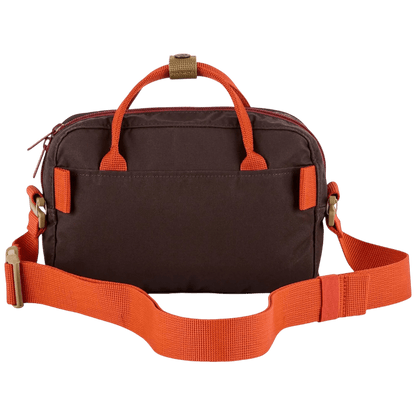 Fjällräven - Kånken Koncept Crossbody - Black Oak/Rowan Red - Regent Tailoring Salisbury