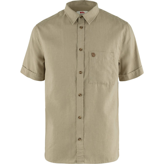 Fjällräven - Övik Travel Shirt SS M - Sand Stone - Regent TailoringFjällräven