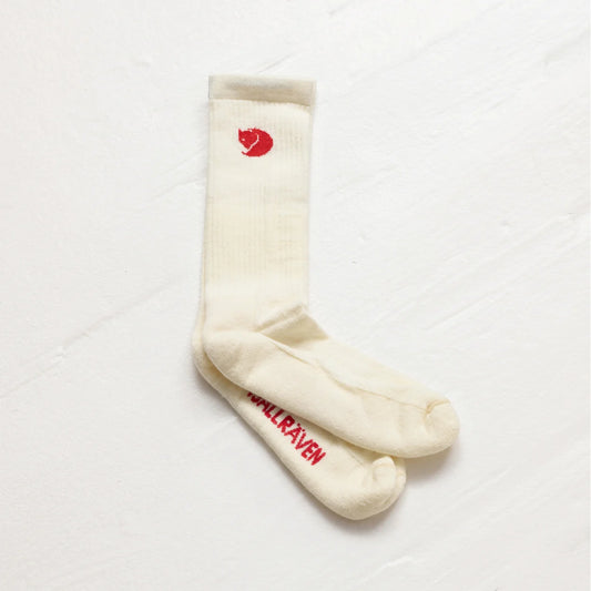 Fjällräven - Wool Sock - White