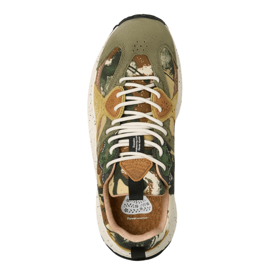 Flower Mountain - Wave Man suede/canvas - Kaki/military - Regent Tailoring Salisbury