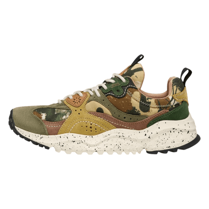 Flower Mountain - Wave Man suede/canvas - Kaki/military - Regent Tailoring Salisbury
