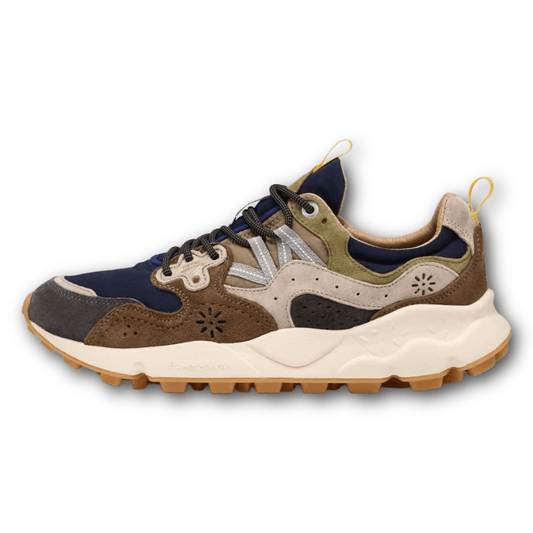 Flower Mountain - Yamano 3 Man Suede - Dark grey/brown - Regent TailoringFlower Mountain
