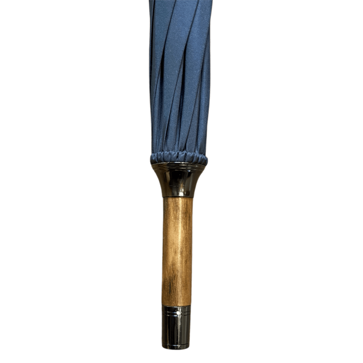 Fox - Polished Chestnut Solid Walking Umbrella - Black - Regent Tailoring Salisbury