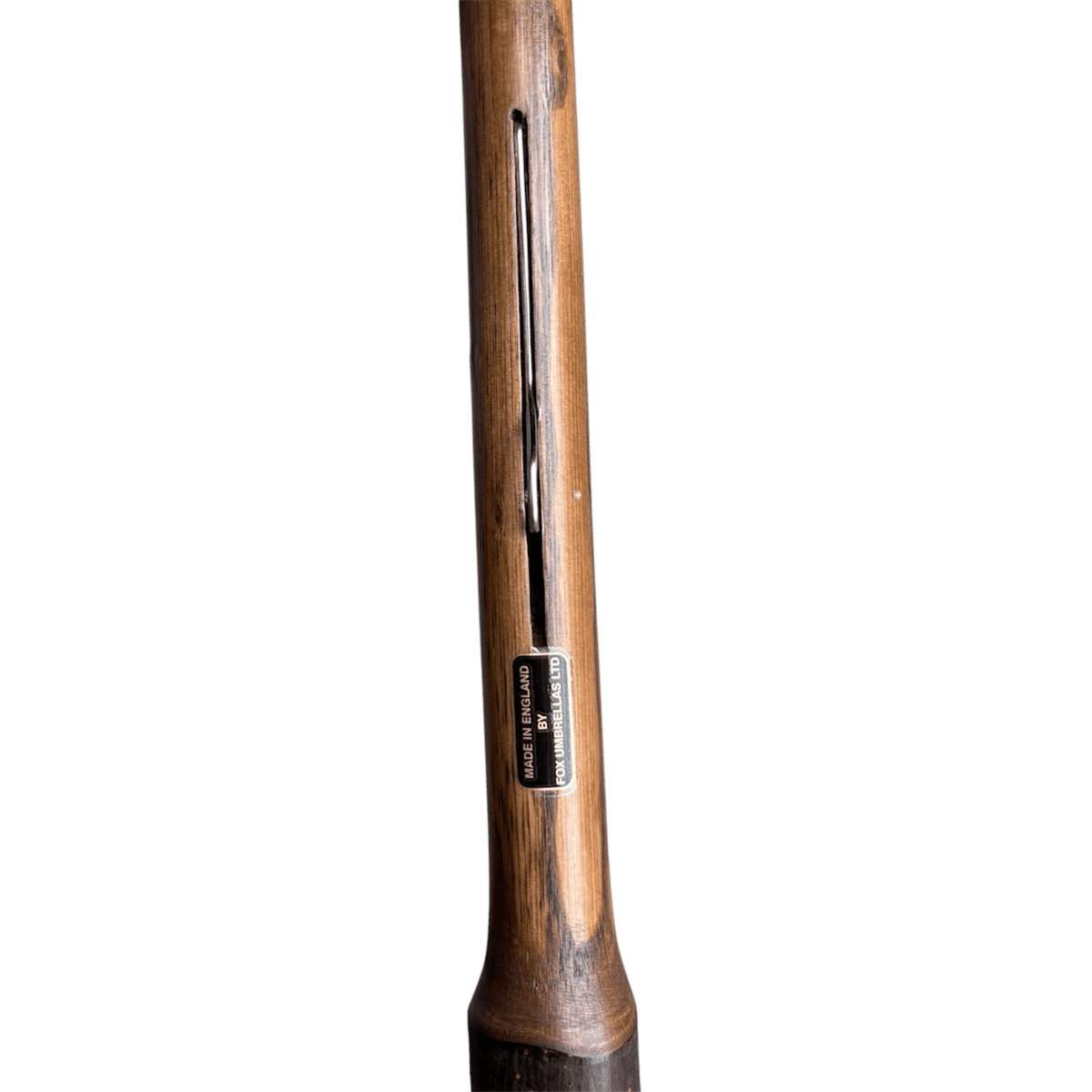 Fox - Polished Chestnut Solid Walking Umbrella - Black - Regent Tailoring Salisbury