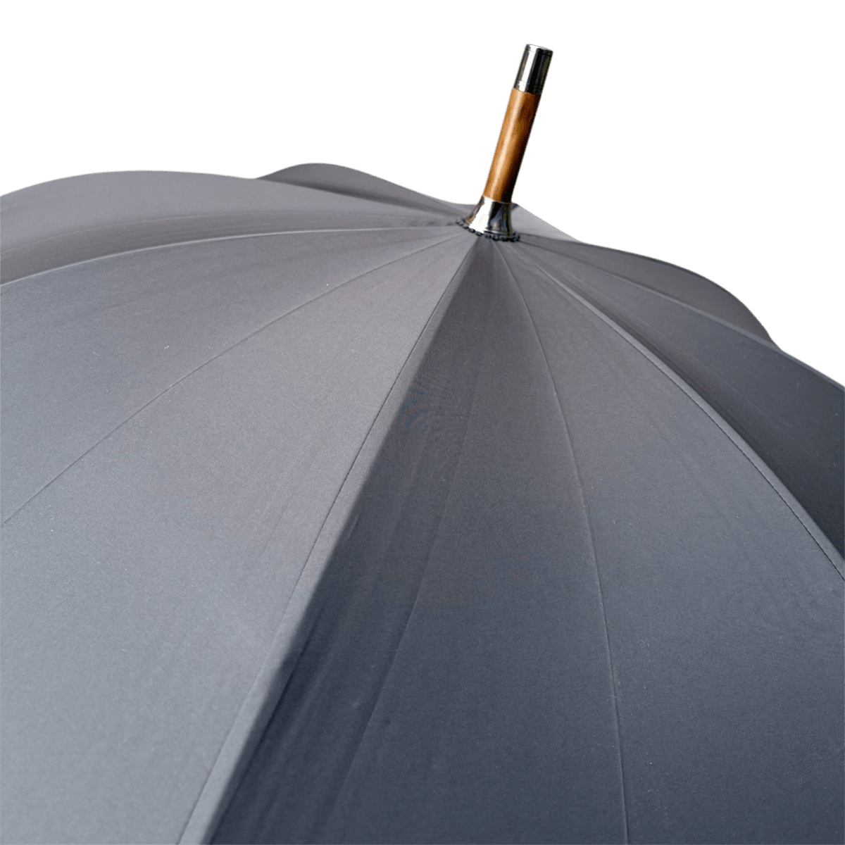 Fox - Polished Chestnut Solid Walking Umbrella - Black - Regent Tailoring Salisbury