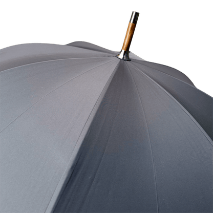 Fox - Polished Chestnut Solid Walking Umbrella - Black - Regent Tailoring Salisbury
