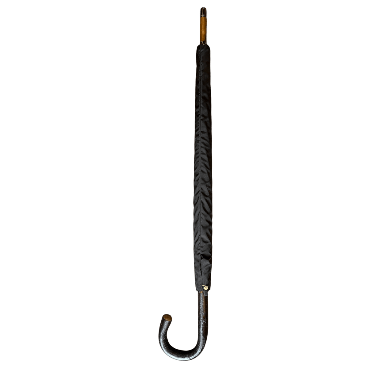 Fox - Polished Chestnut Solid Walking Umbrella - Black - Regent Tailoring Salisbury