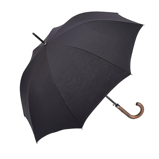 Fulton - Mayfair No. 1 Umbrella - Black with Wood Handle