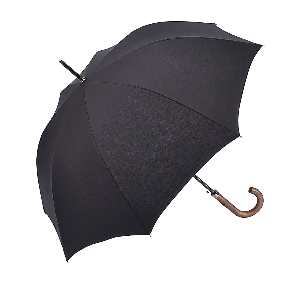 Fulton - Mayfair No. 1 Umbrella - Black with Wood Handle - Regent Tailoring Salisbury
