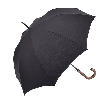 Fulton - Mayfair No. 1 Umbrella - Black with Wood Handle - Regent Tailoring Salisbury