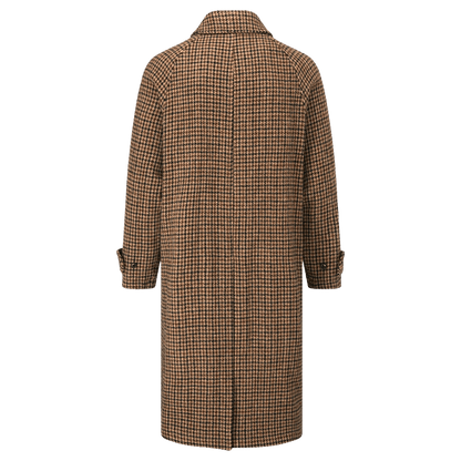 Gloverall - Hynes Harris Tweed® Overcoat - Brown Houndstooth - Regent Tailoring Salisbury