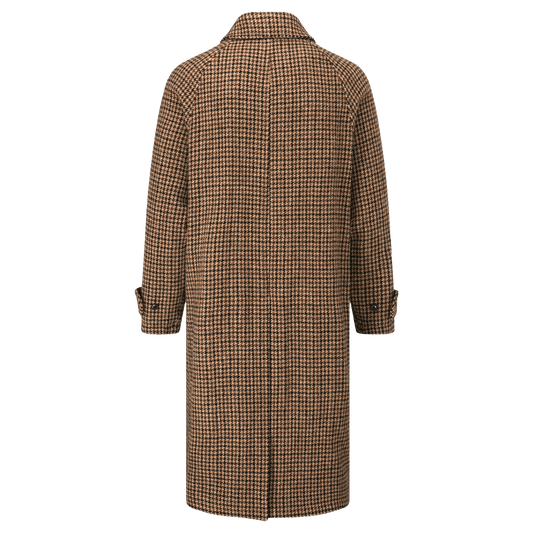 Gloverall - Hynes Harris Tweed® Overcoat - Brown Houndstooth - Regent Tailoring Salisbury