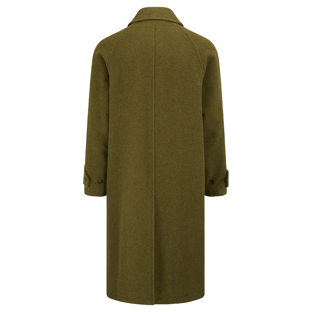 Gloverall - Hynes Wool Overcoat - Olive - Regent Tailoring Salisbury
